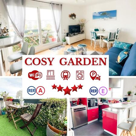 - Le Cosy Garden - Proche Rer A Et E - Paris Disney - Parking Et Wifi Gratuit ! Family Special Offer Champigny-sur-Marne Exteriér fotografie